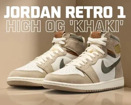 The Jordan Retro 1 High 'Khaki' Is Here