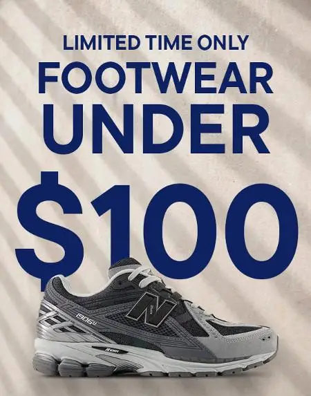 Footwear Under $100