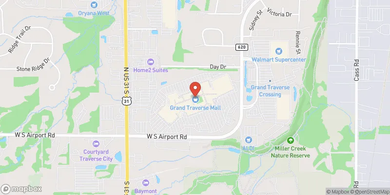 Grand Traverse Mall location map