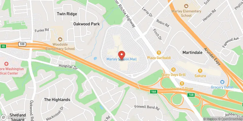 Marley Station Mall location map