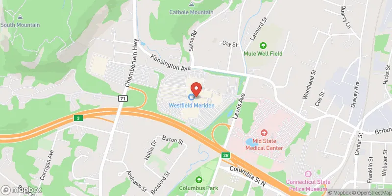 Meriden Mall location map