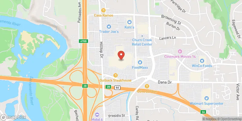 Mt. Shasta Mall location map