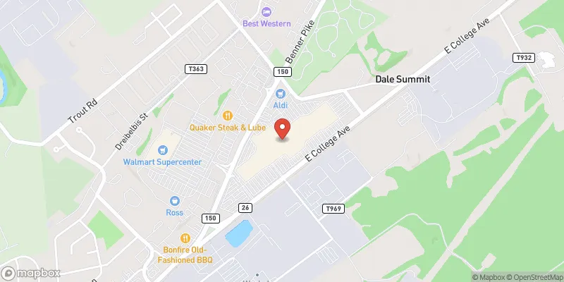 Nittany Mall location map