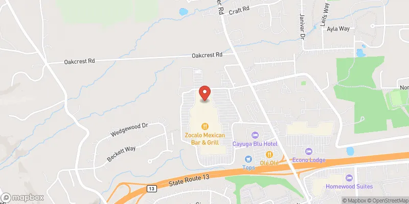 The Shops at Ithaca Mall location map
