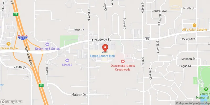 Times Square Mall location map