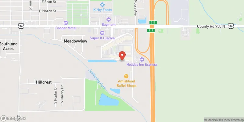 Tuscola Outlet Shops Mall location map