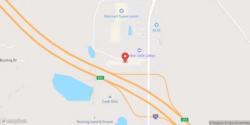 West Branch Outlet Shops Mall location map