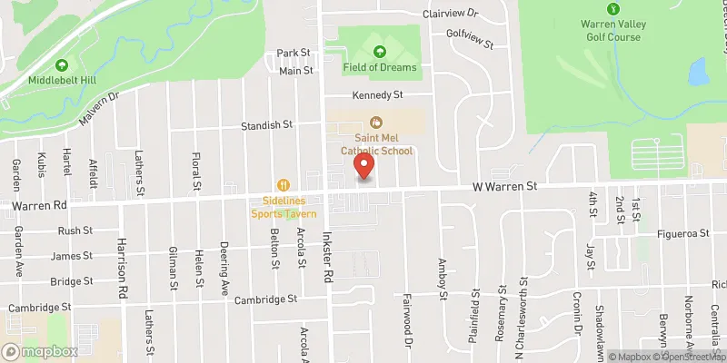 Westland Shopping Center location map